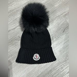 Moncler beanie with fur Pom Pom-infant and toddlers